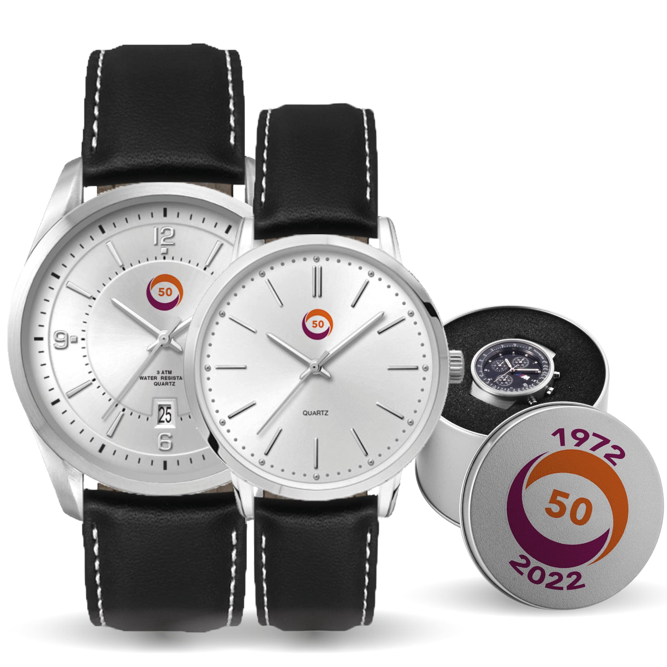 Watch Branding: Custom & Sleek Watches with Anniversary Logo