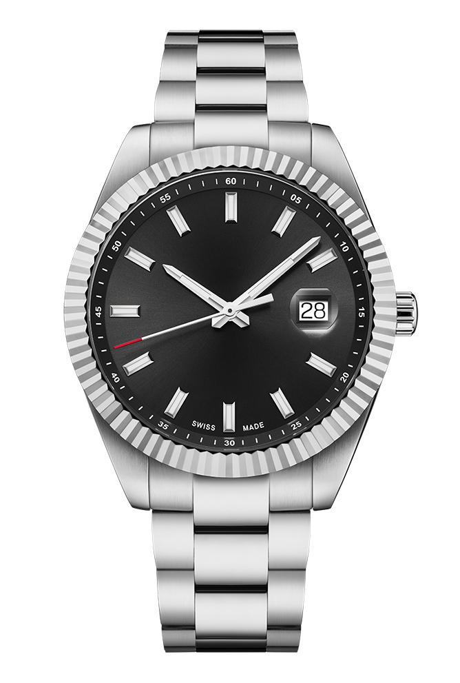 Reloj automático de lujo con logotipo suizo – Relojes promocionales y de marca propia personalizables de Watch Branding